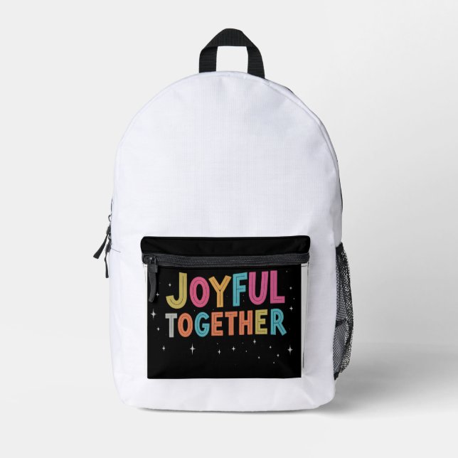 Dos Imprimé Joyeux ensemble Print Cut Sac à coudre (Recto)
