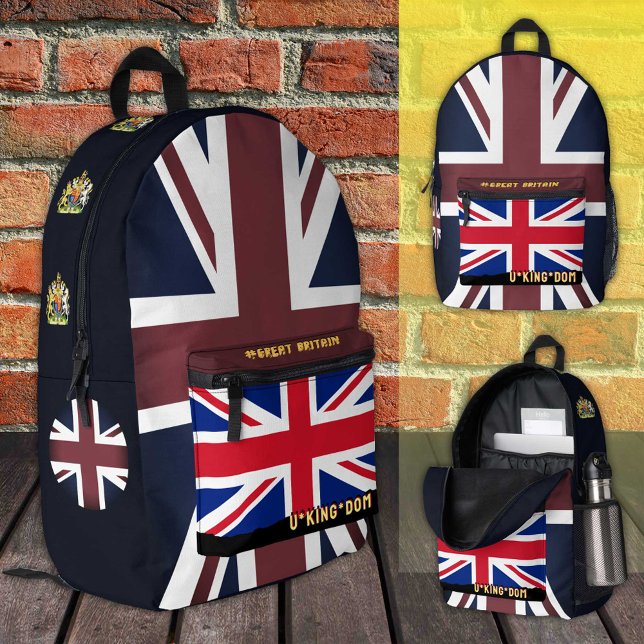Dos Imprimé Patriotique British Flag sac à dos, Union Jack / U (Créateur téléchargé)