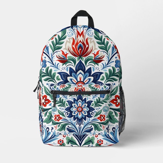 Dos Imprimé Poterie polonaise Imprimer Coupe Sac à coudre (Recto)