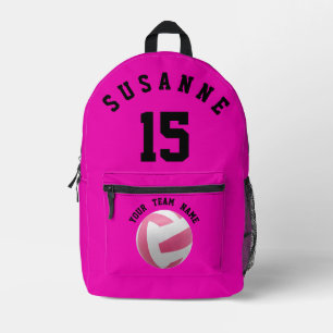 Dos Imprimé Rose Imprimer Couper Sac À Coudre Filles de Volley