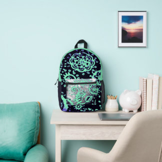 Dos Imprimé Sac à bandoulière à impression dégradée Seafoam Vi