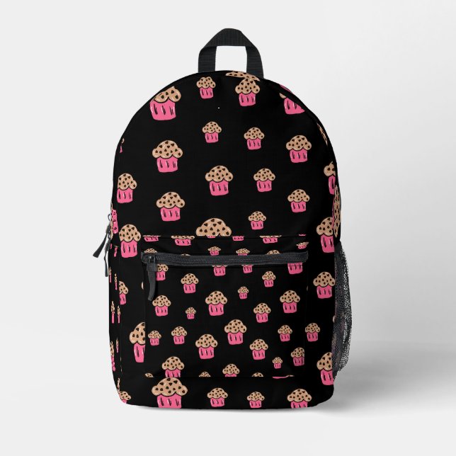 Dos Imprimé Sac à coudre avec impression de motif de muffin (Recto)