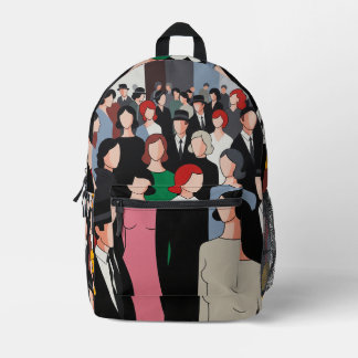 Dos Imprimé Sac à coudre et couper avec impression d'art de fo