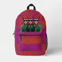 Sac à coudre et découper avec motifs félins