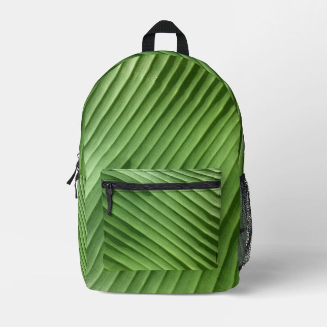 Dos Imprimé Sac à coudre vert feuille diagonale (Recto)