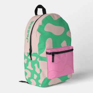 Dos Imprimé Sac à personnaliser avec impression de couleurs am