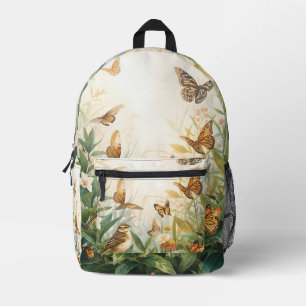 Dos Imprimé Sac Eco Nature Imprimé-Coupé-Cousu – Oiseaux à l'a