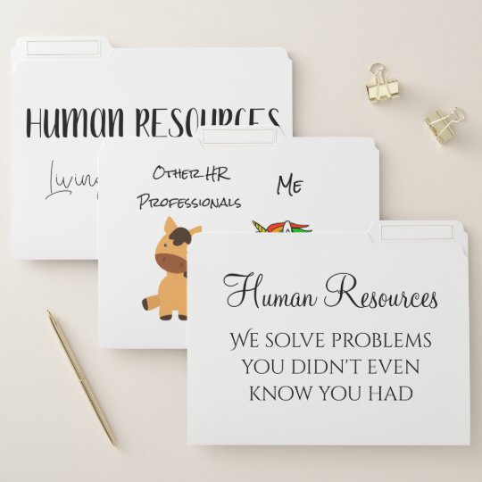 Dossier Bureau Des Ressources Humaines Humour Des Employes Zazzle Fr
