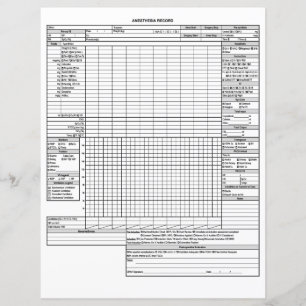 Dossier d'anesthésie de base