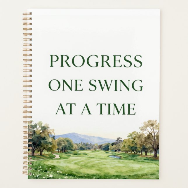 Dossier de classement aquarelle golf  (Devant)