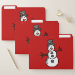 Dossier Snowman<br><div class="desc">Illustration pour Noël avec décoration de bonhomme de neige mignonne et souriante et design de texte de Noël joyeux. Il est possible de changer la couleur arrière - plan et d'en ajouter une autre dans le design avec votre choix.</div>