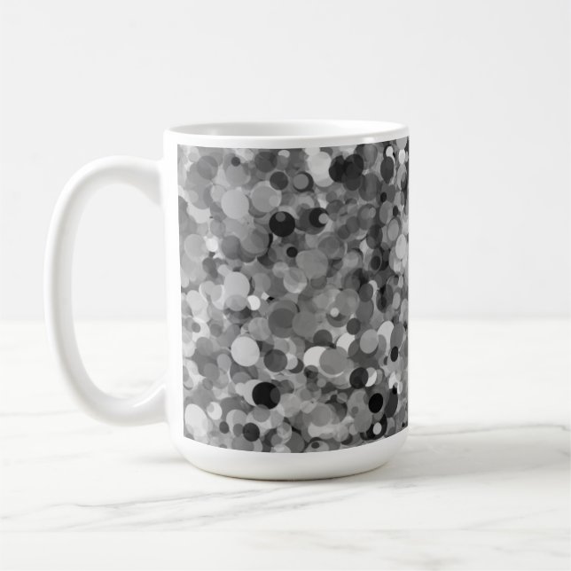 Dot gris 15 oz de Mug (Gauche)