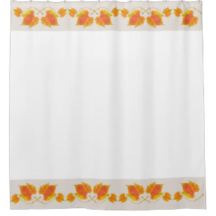 Dotty Spotty Fall sur un rideau de douche