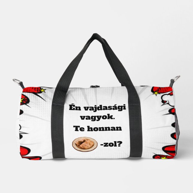 D'où venez-VOUS? sac de sport (Recto)
