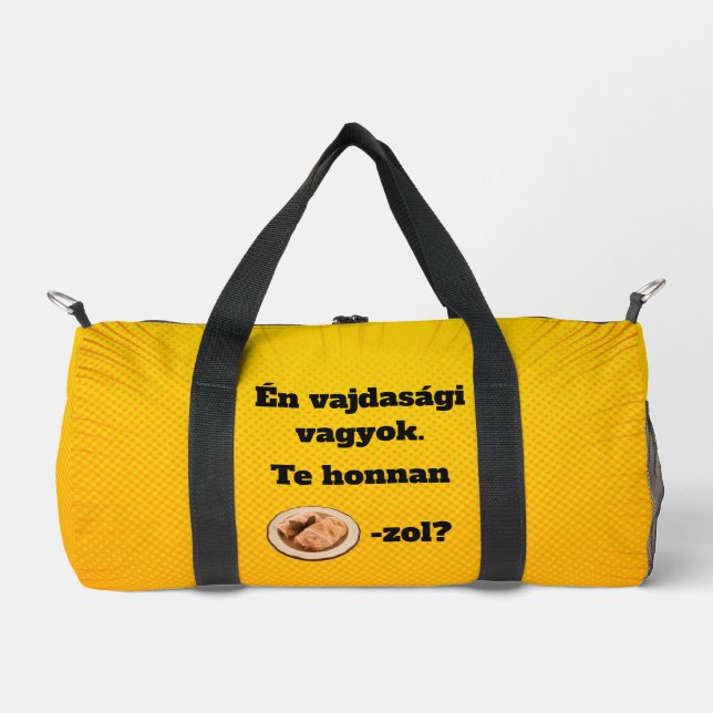 D'où venez-VOUS? sac de sport (Recto)