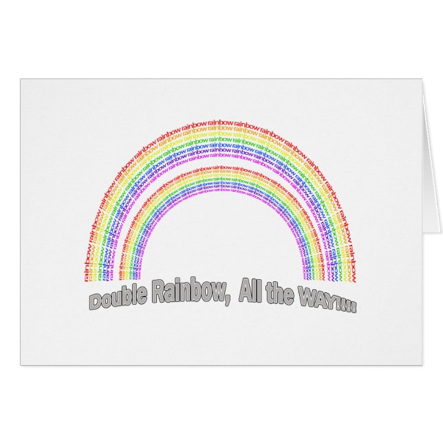 DOUBLE ARC-EN-CIEL (Devant horizontal)