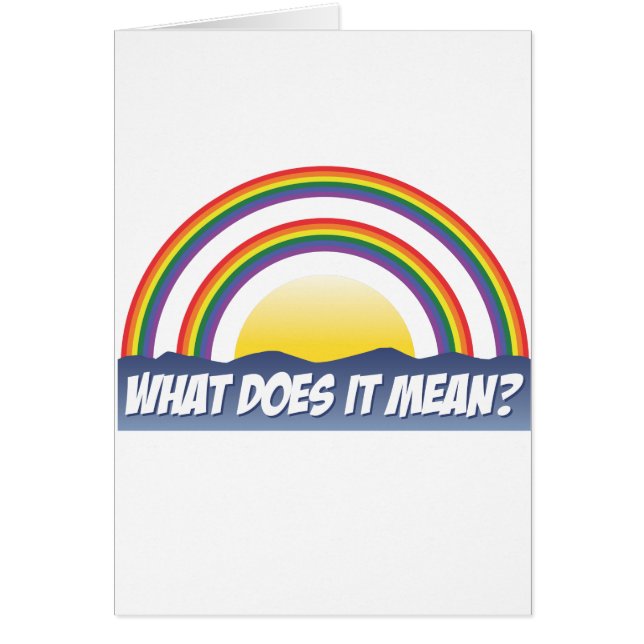 Double arc-en-ciel ce qui il signifie ? (Devant)