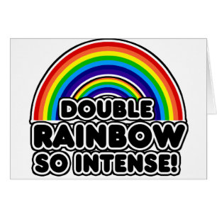 Double arc-en-ciel si intense