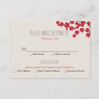 Double Bonheur Faire-part de mariage chinois - RSV