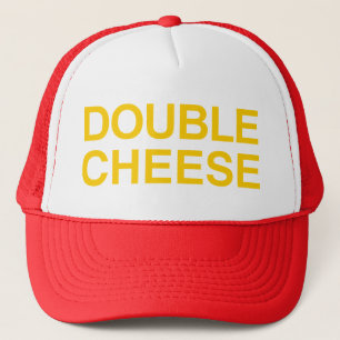 Double casquette de camionneur de fromage