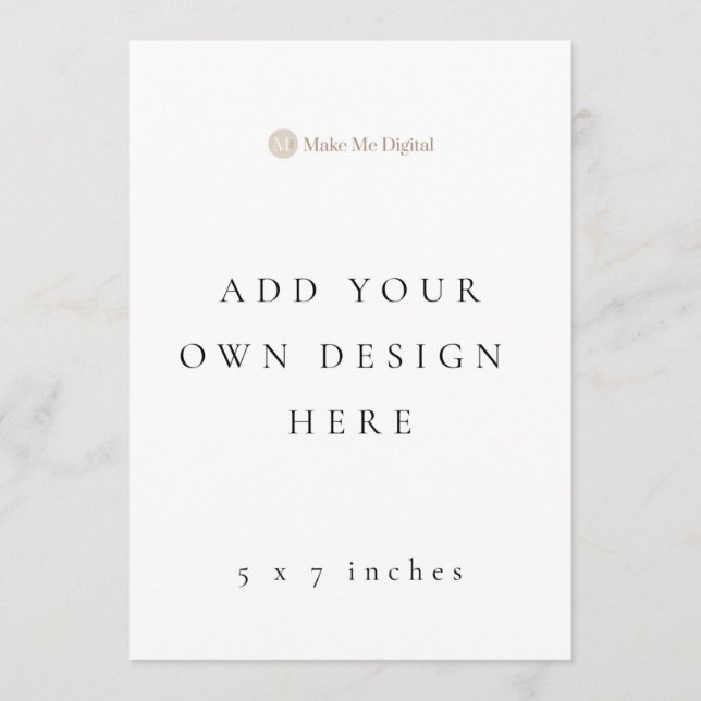 DOUBLE CÔTÉ 5x7 pouce programme de mariage/menus (Devant)