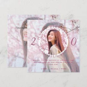 Double Couche Personnalisez Bonne Carte Anniversai