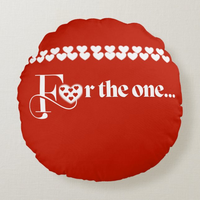 Double Coussin rond (Devant)