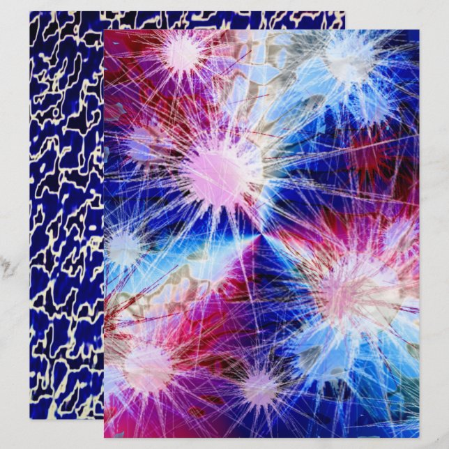Double craquelure Fireworks (Devant / Derrière)