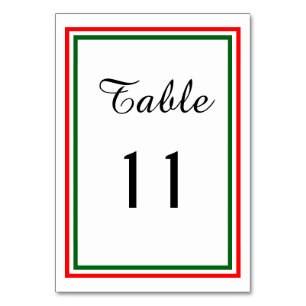 Double décoration de Noël - Carte de table