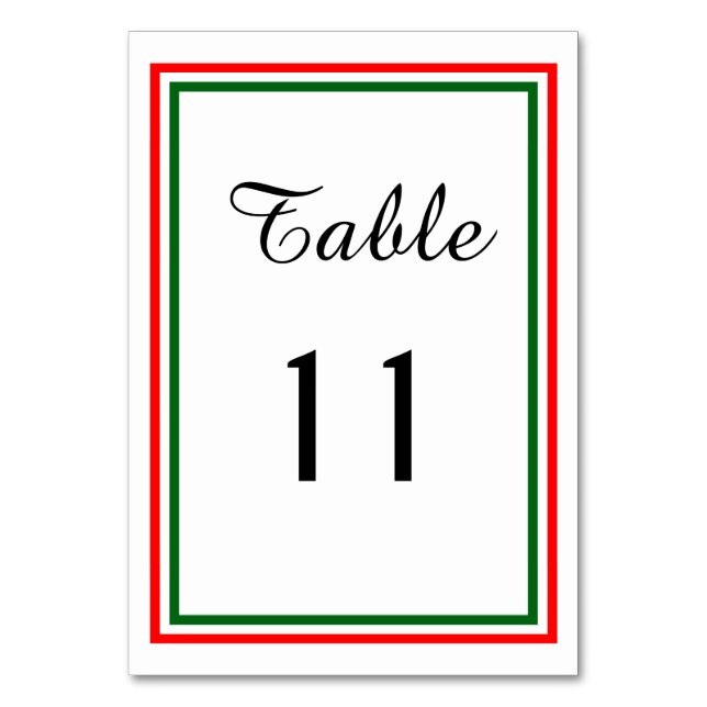 Double décoration de Noël - Carte de table (Par défaut)