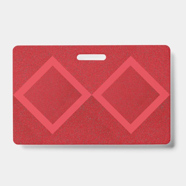 Double Diamond Red Badge – Étiquette personnalisab (Avant)