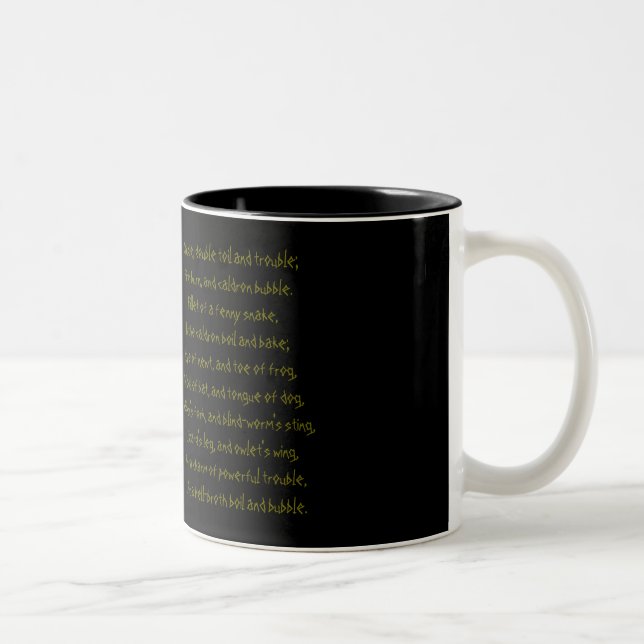 Double double labeur de Macbeth et tasse de (Droit)