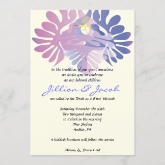 Double invitation de B'nai Mitzvah de colombes