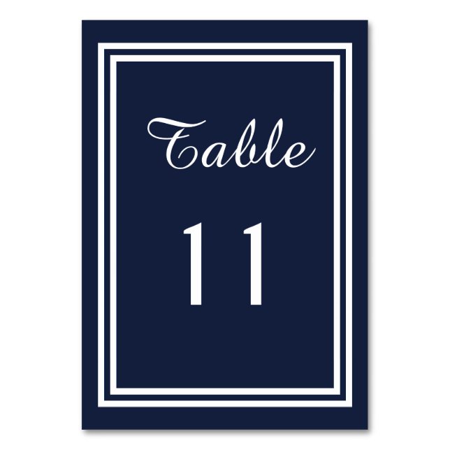 Double Marine Trim - Carte de table (Par défaut)