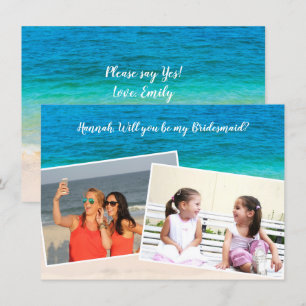 Double Photo Seras-Tu Ma Carte D'Époux