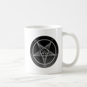 Double Sigil Noir de tasse blanche classique de