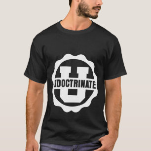 Double T-shirt avant et arrière Blanc-sur-Noir de