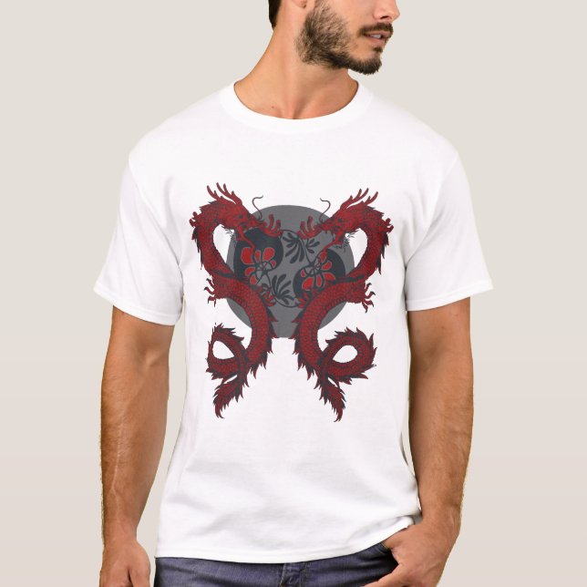 Double T-shirt de dragon (Devant)