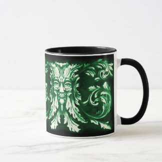 double tasse de couleur de greenman