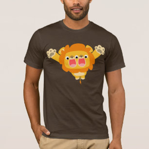 Double Trouble mignon dessin animé lion T-shirt