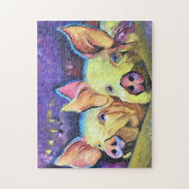 Double Trouble Piglet Puzzle (Vertical)
