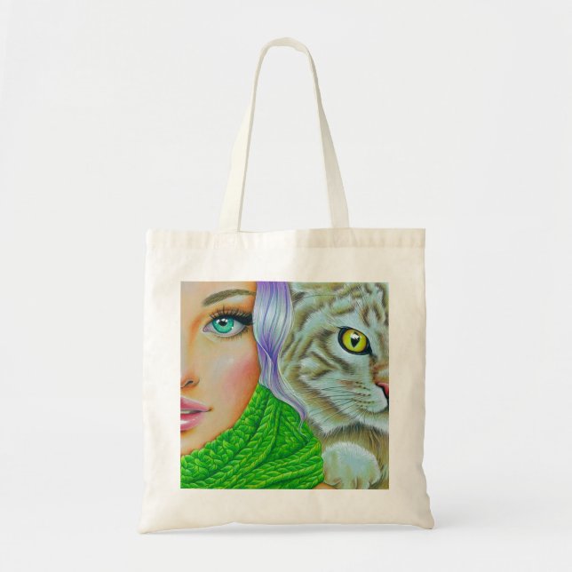 "Double Trouble" tote bag (Devant)