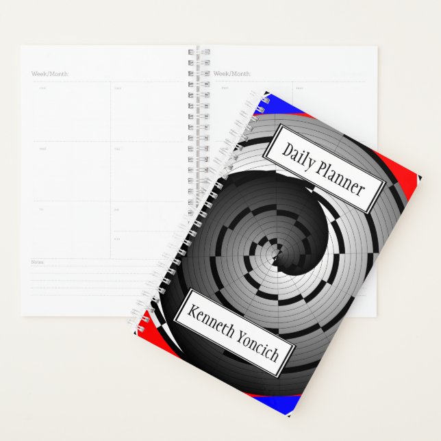 Double Yin Yang Spiral par Kenneth Yoncich (Devant avec enveloppe)