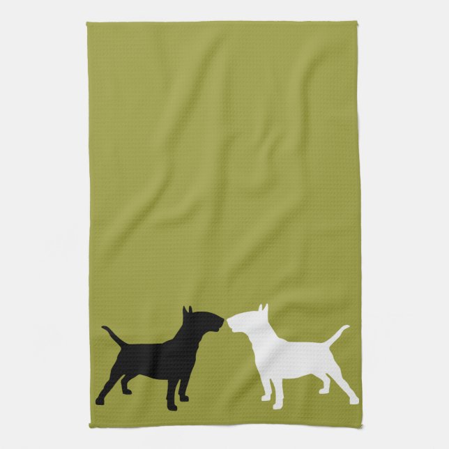 Doubles serviettes de cuisine de silhouette de (Vertical)