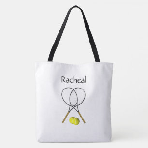 Doubles Tennis Sport Thème Sac fourre-tout personn