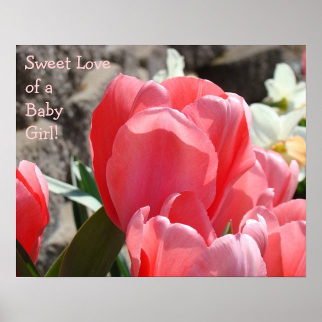Douce Amour de Bébé Fille impressions Fleurs de Tu (Devant)