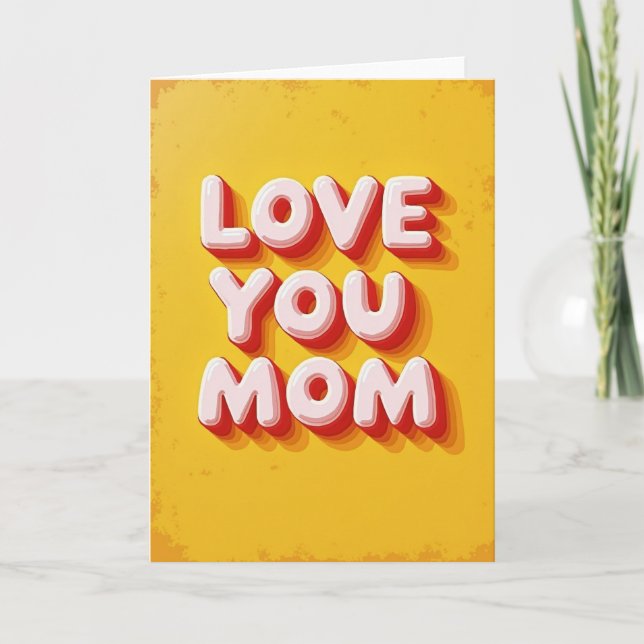 Douce Amour Toi Maman Carte Graphique (Devant)