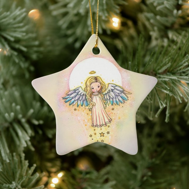 Douce Ange Fantaisiste Ornement de Noël (Arbre)