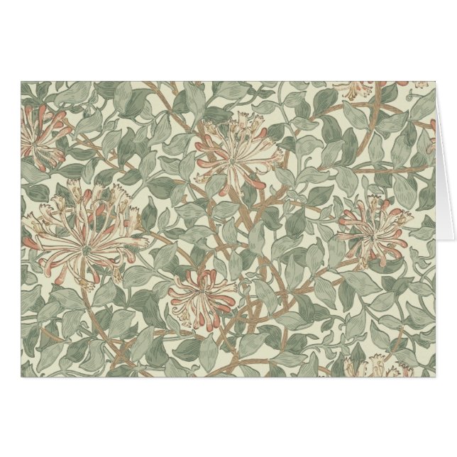 Douce Chèvre Vintage William Morris Chèvrefeuille (Devant horizontal)