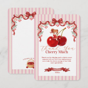 Douce Coquette Rose Cerise Anniversaire Merci